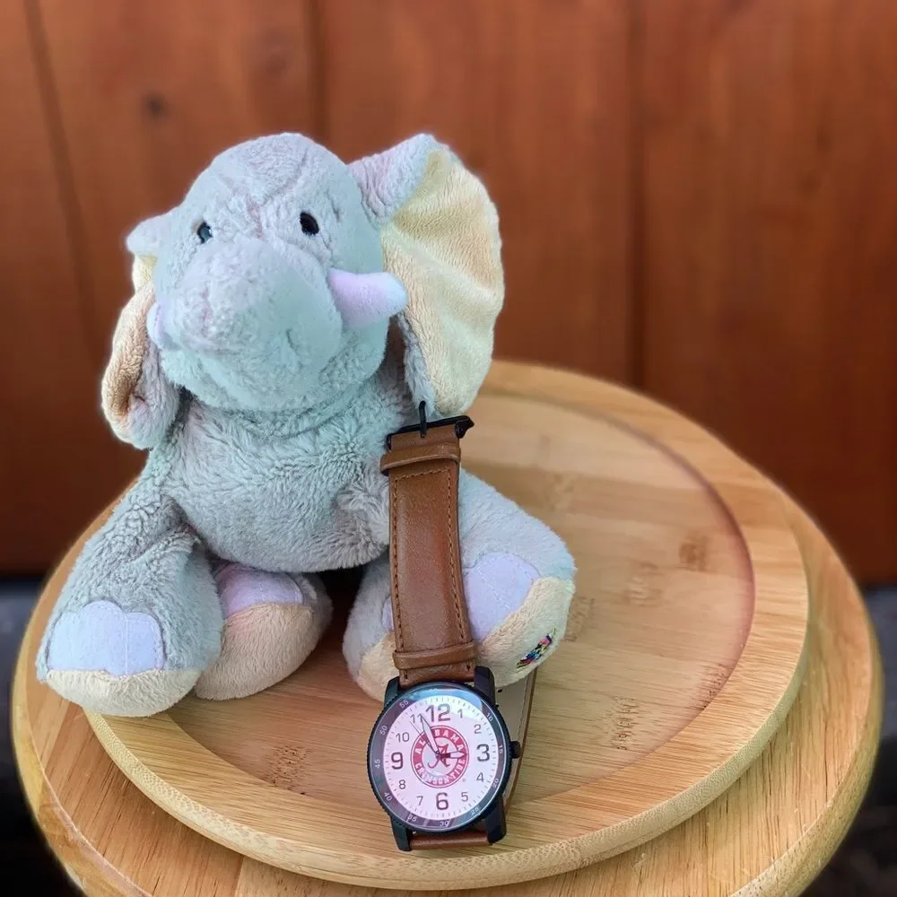 COPY - Alabama Crimson Tide watch NWOT combination with elephant plush toy